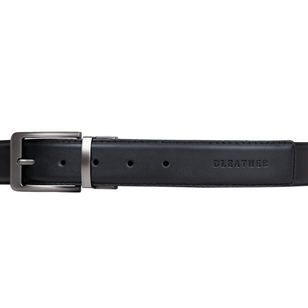 Ceinture: C66 Double Face Noir/Marron - Bleather Maroc