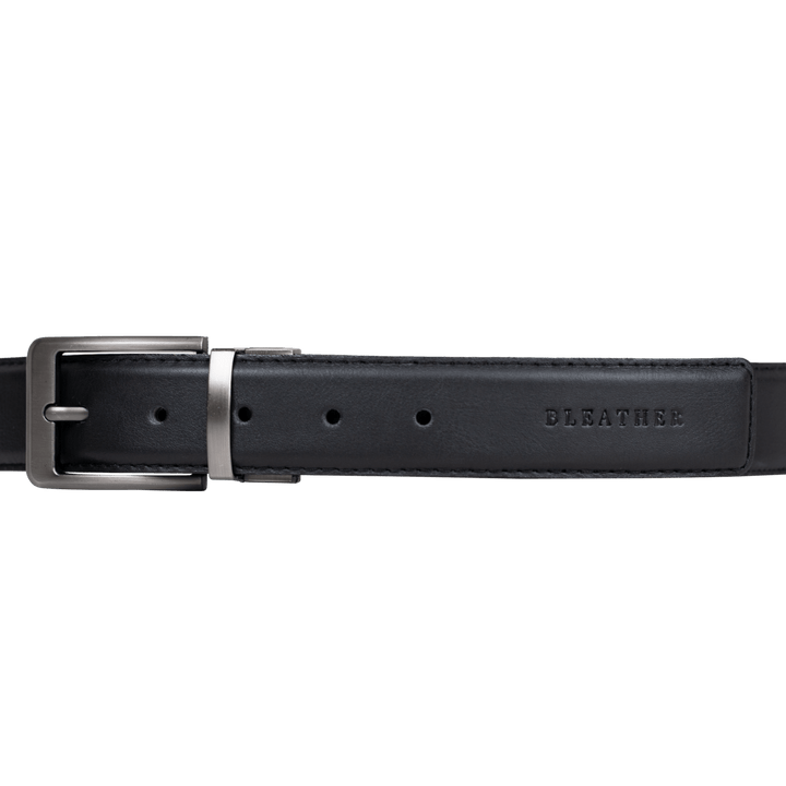 Ceinture: C66 Double Face Noir/Marron - Bleather Maroc