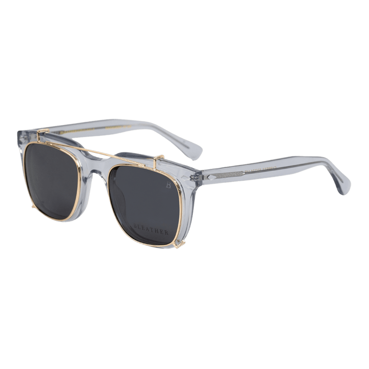 Cypress: Lunettes à clips de luxe Gris - Bleather Maroc