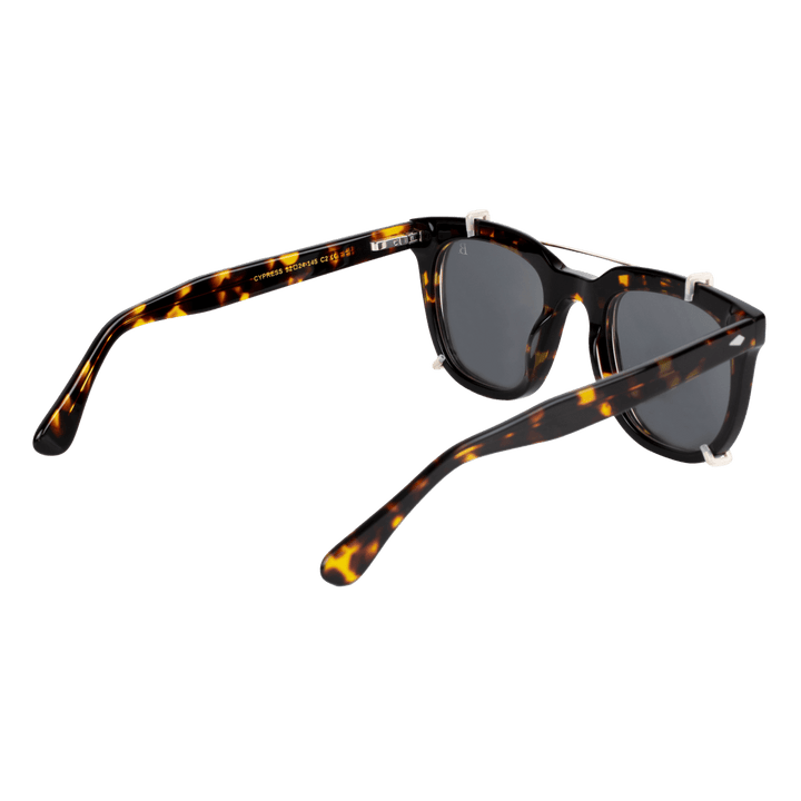 Cypress: Lunettes à clips de luxe Havane - Bleather Maroc