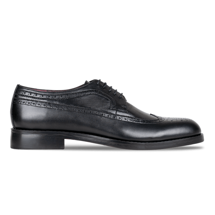 Dawson: Derby Homme - Cuir Noir - Bleather Maroc