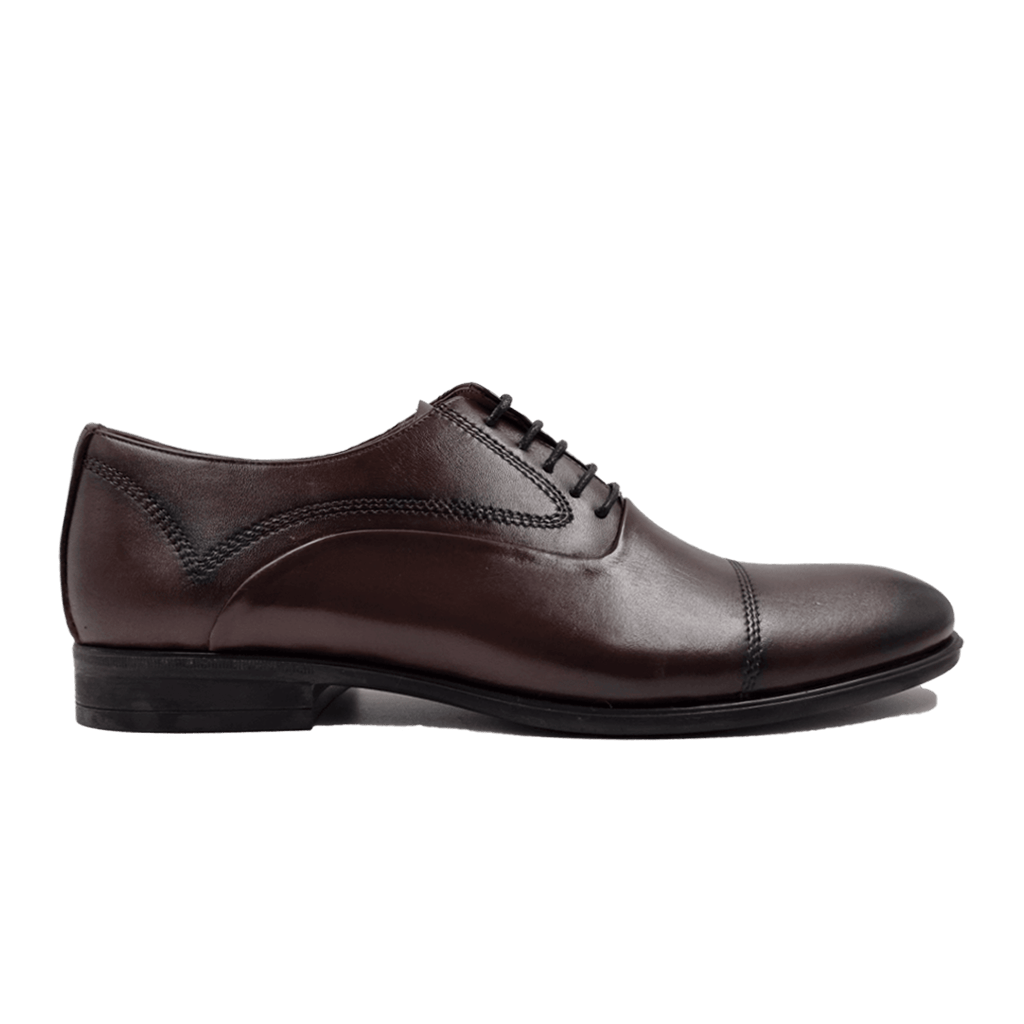 Digby: Derby Homme - Cuir Marron - Bleather Maroc