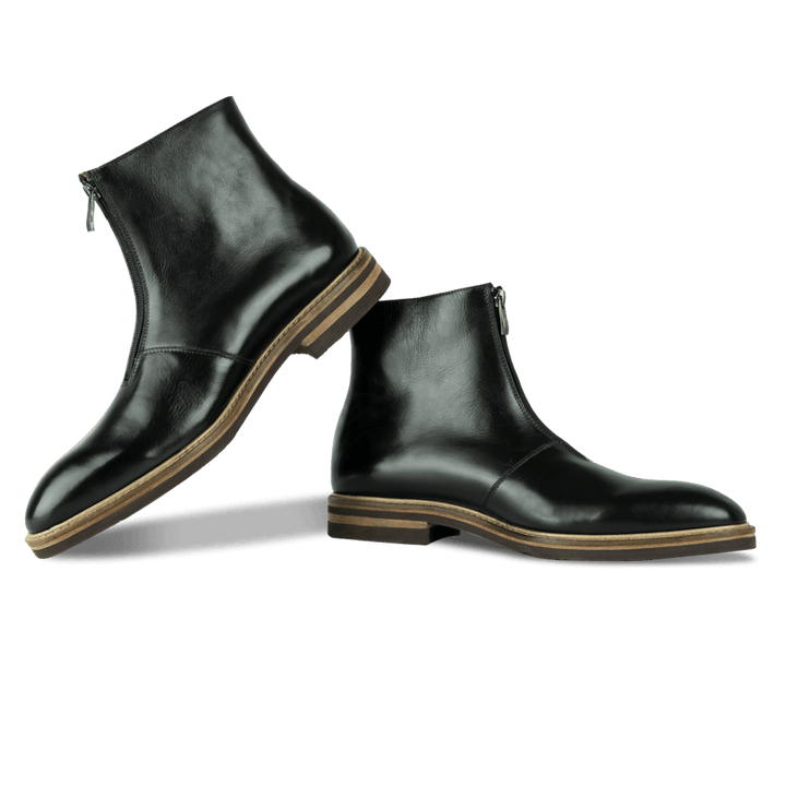 Douglas: Bottes Homme - Cuir Noir - Bleather Maroc