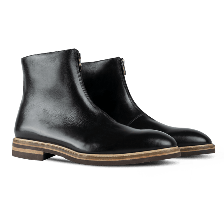 Douglas: Bottes Homme - Cuir Noir - Bleather Maroc