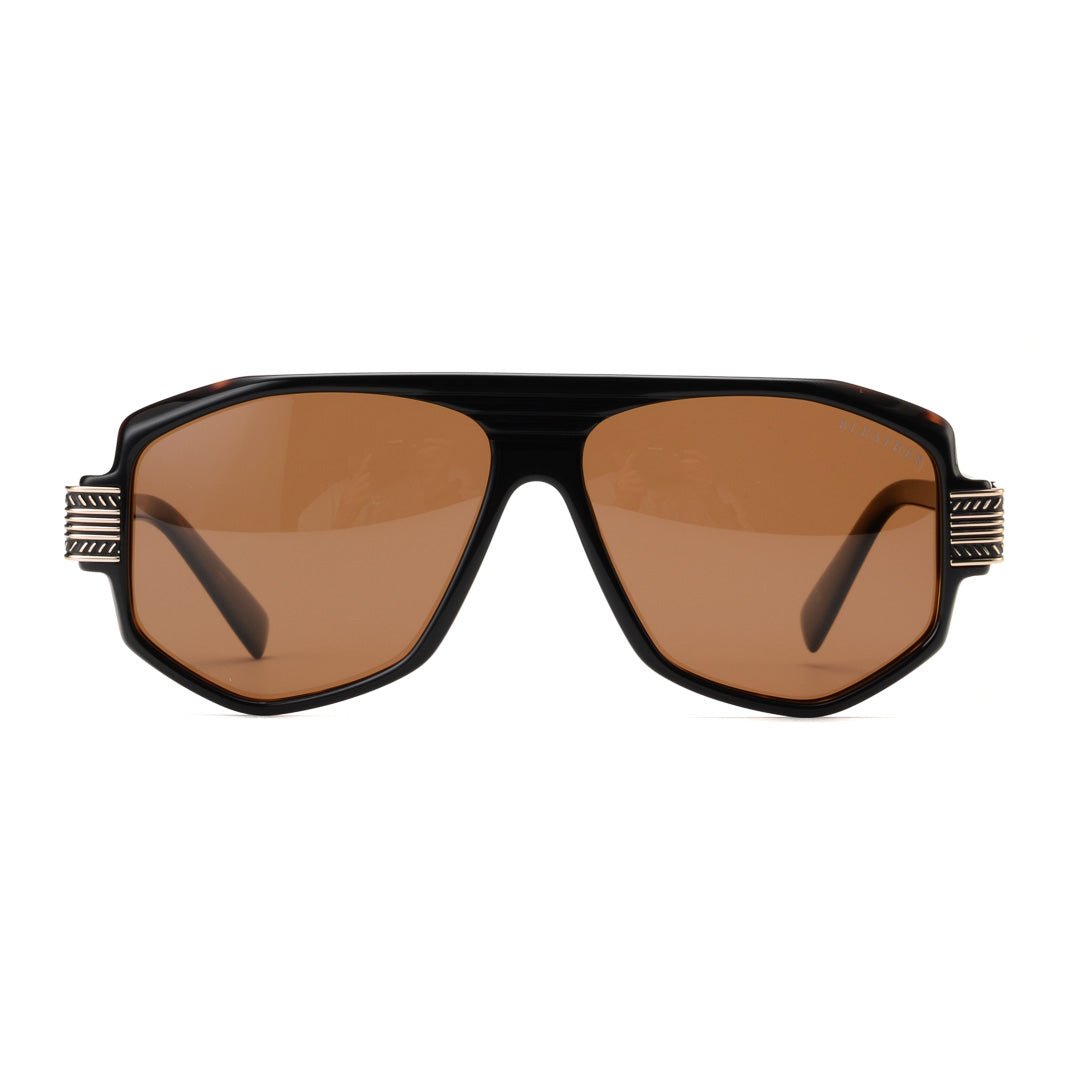 Druid: Lunettes de soleil de luxe Marron - Bleather Maroc