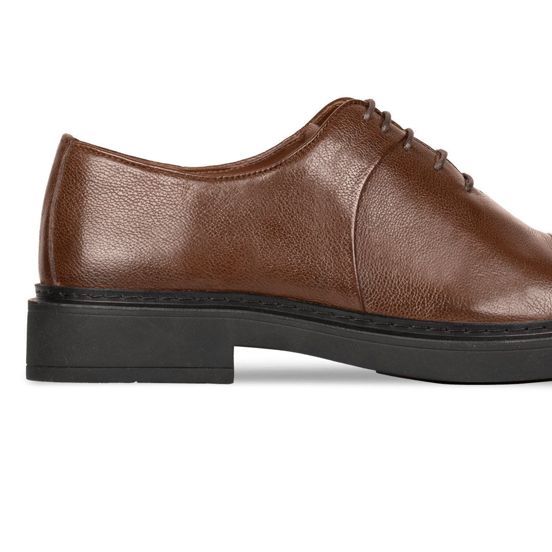 Edouard: Richelieu Homme - Cuir Marron - Bleather Maroc