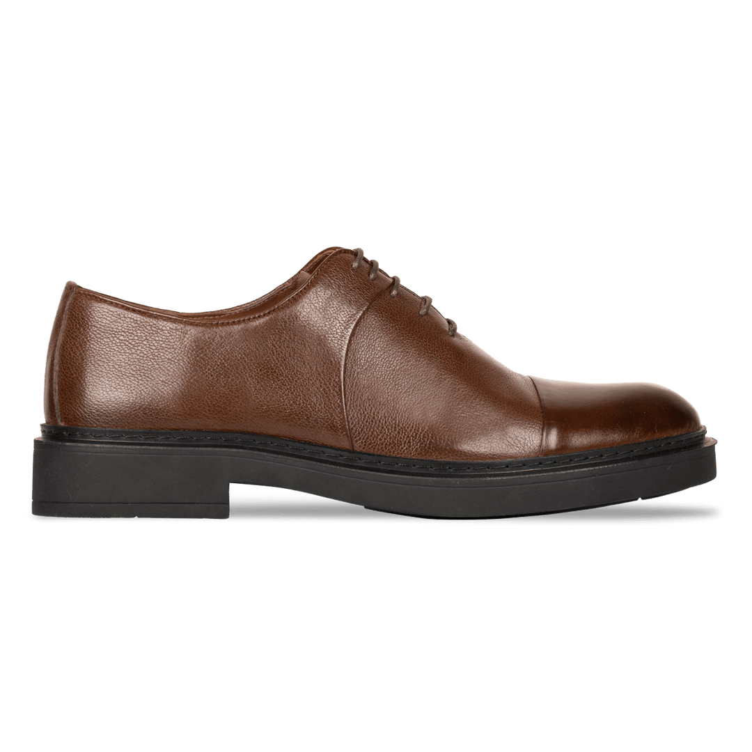 Edouard: Richelieu Homme - Cuir Marron - Bleather Maroc