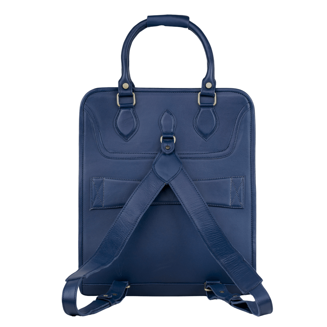 Fezexplore: Sac à dos - Cuir Bleu - Bleather Maroc