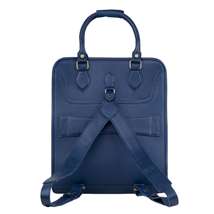 Fezexplore: Sac à dos - Cuir Bleu - Bleather Maroc