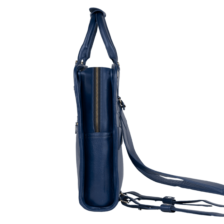 Fezexplore: Sac à dos - Cuir Bleu - Bleather Maroc