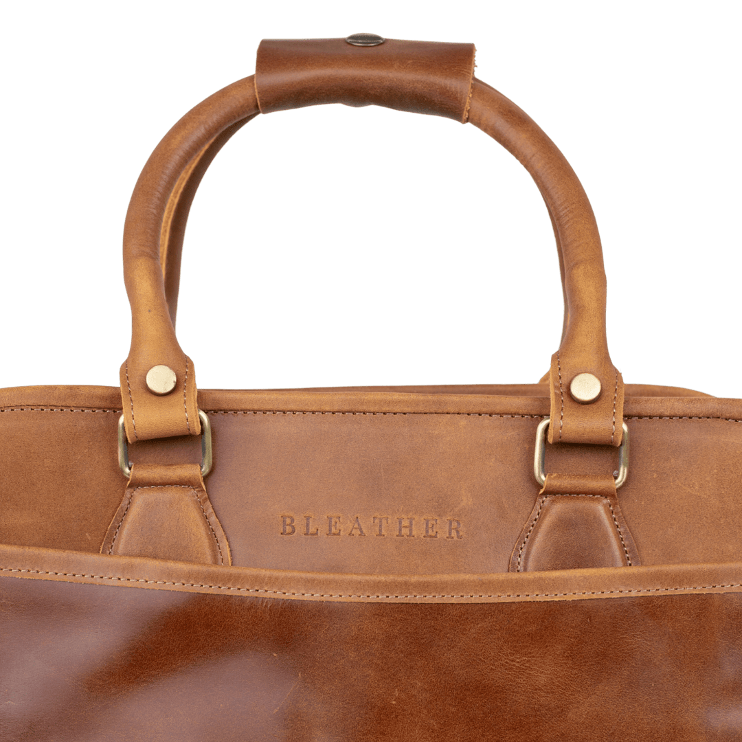 Fezexplore: Sac à dos - Cuir Cognac - Bleather Maroc