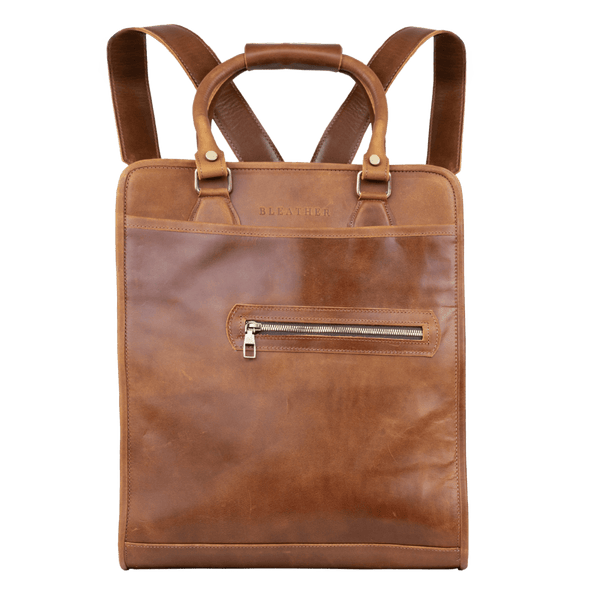 Fezexplore: Sac à dos - Cuir Cognac