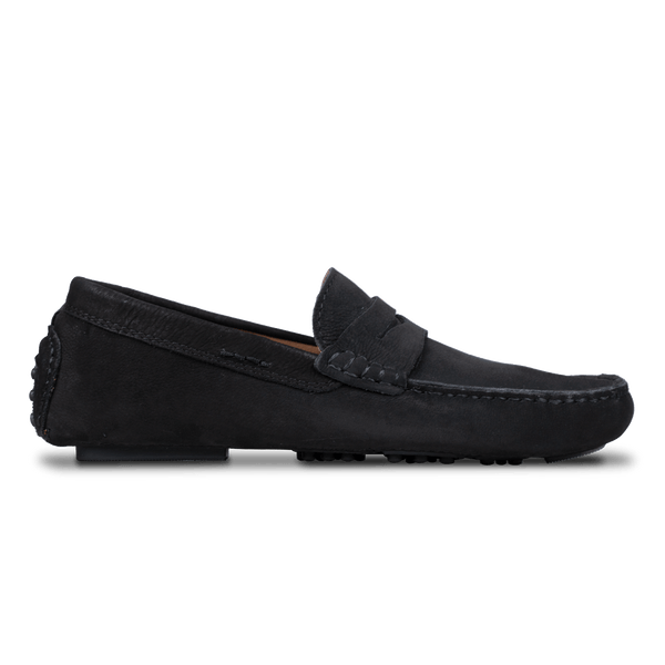 Gary: Mocassin Homme - Daim Noir