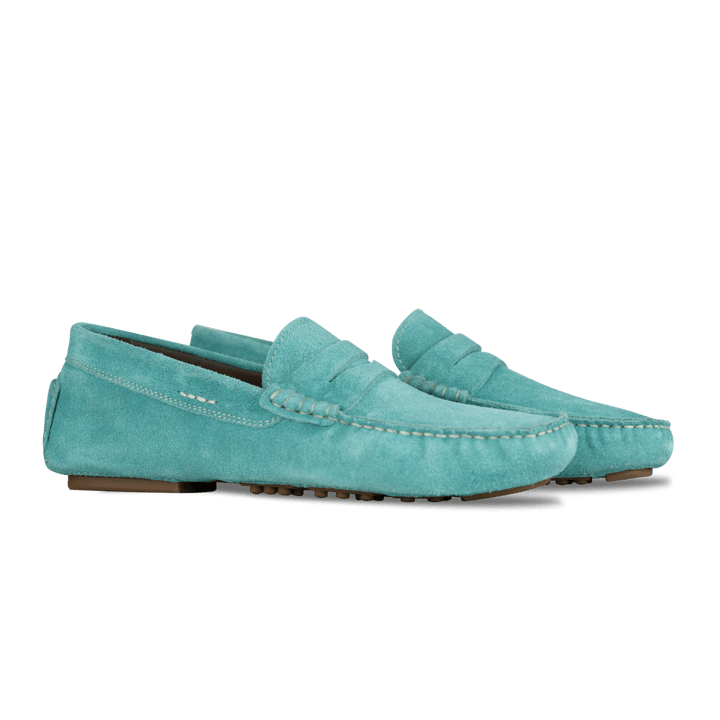 Gary: Mocassin Homme - Daim Tiffany - Bleather Maroc