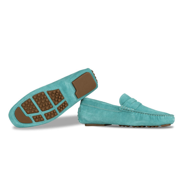 Gary: Mocassin Homme - Daim Tiffany - Bleather Maroc