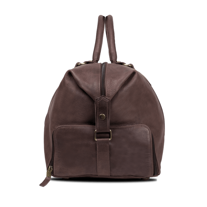 Imperial Essence: Sac de Voyage - Cuir Marron - Bleather Maroc