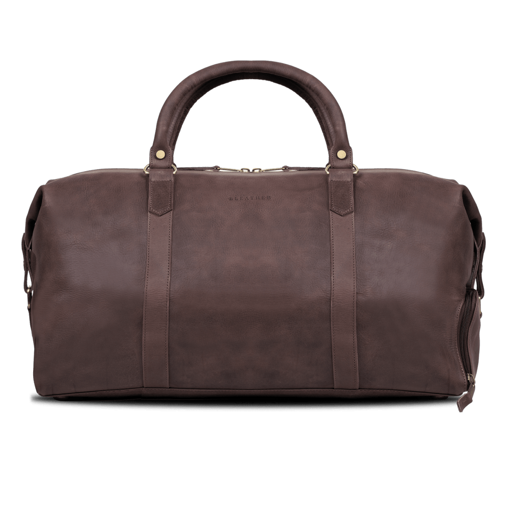 Imperial Essence: Sac de Voyage - Cuir Marron - Bleather Maroc