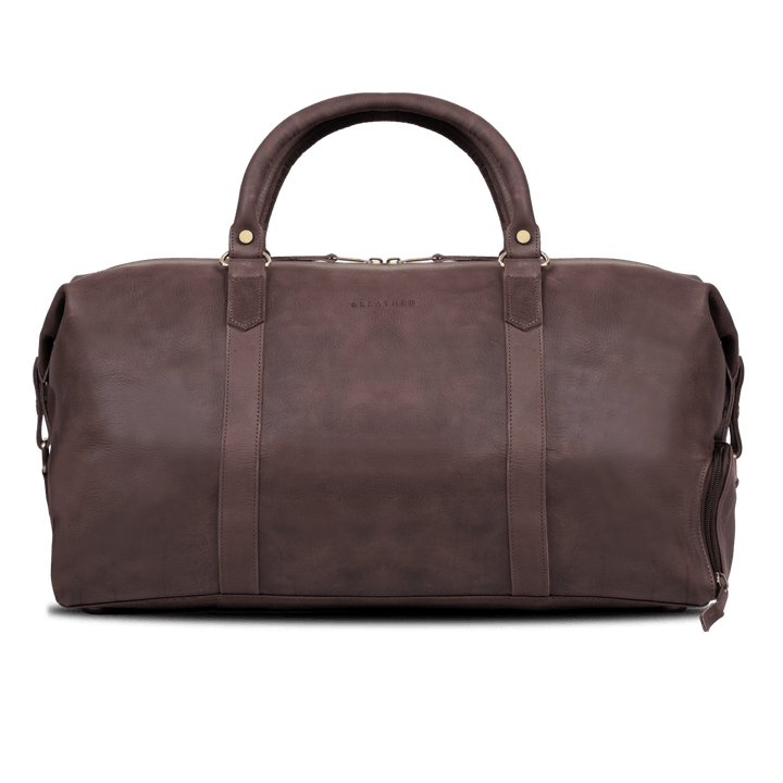 Imperial Essence: Sac de Voyage - Cuir Marron - Bleather Maroc