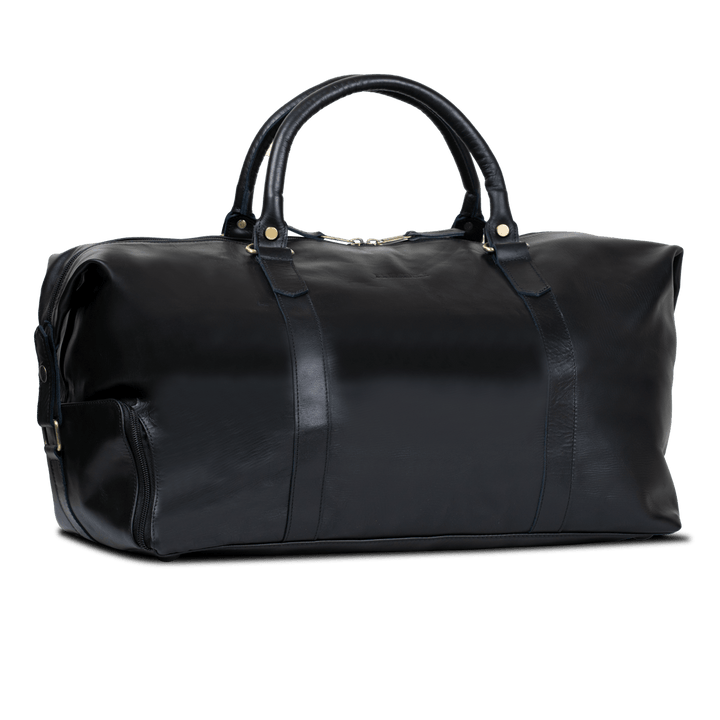 Imperial Essence: Sac de Voyage - Cuir Noir - Bleather Maroc