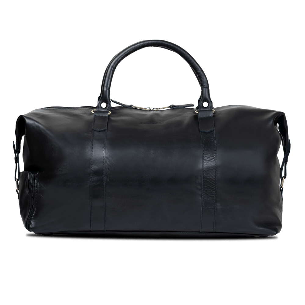 Imperial Essence: Sac de Voyage - Cuir Noir - Bleather Maroc