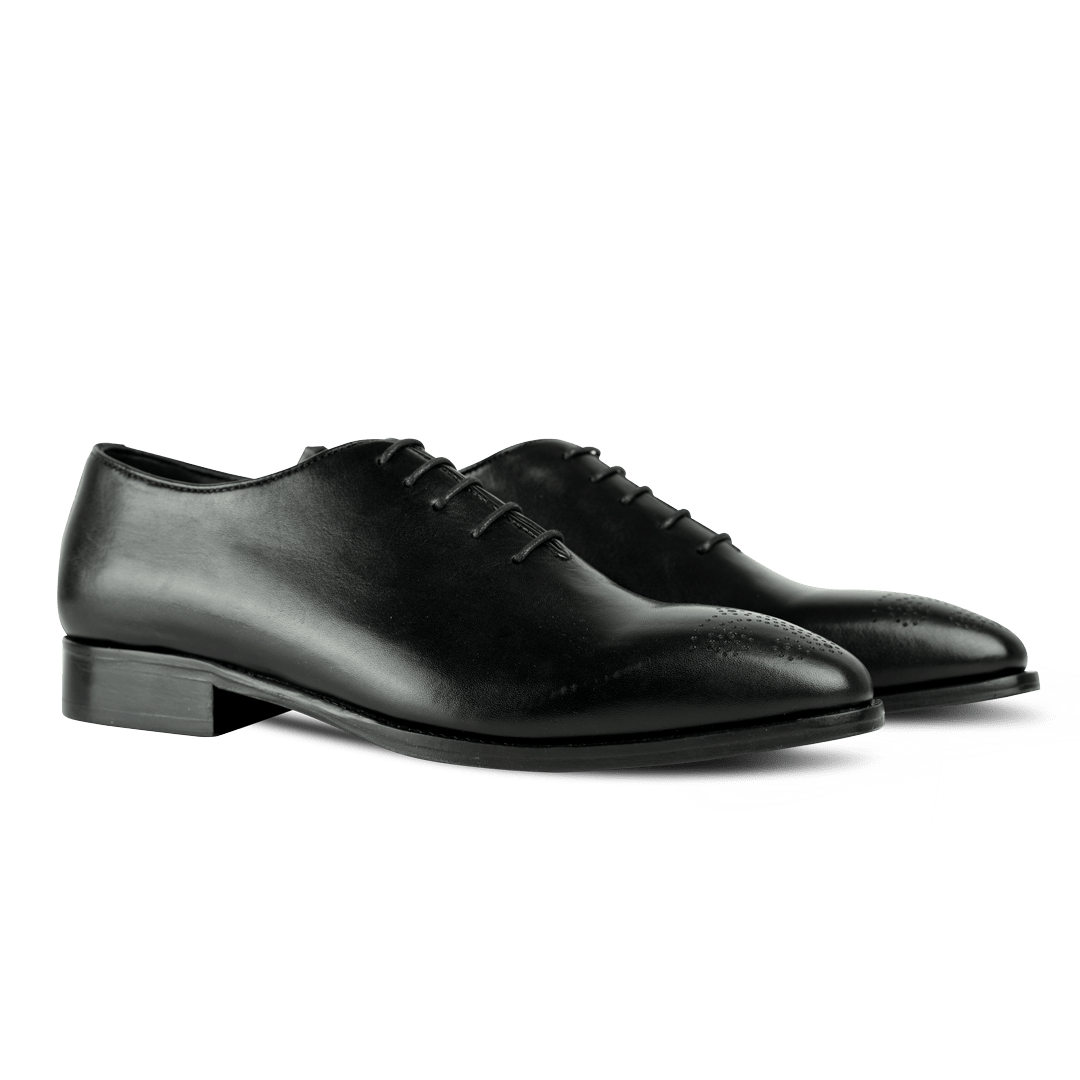 Lanner: Richelieu Homme - Cuir Noir - Bleather Maroc