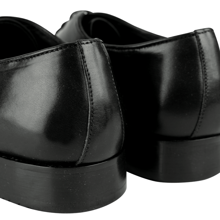 Lanner: Richelieu Homme - Cuir Noir - Bleather Maroc