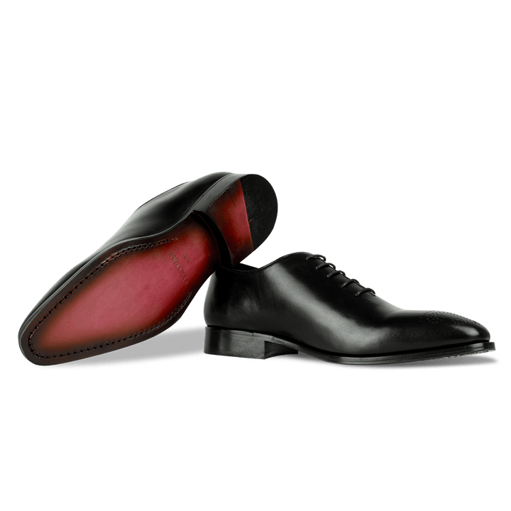 Lanner: Richelieu Homme - Cuir Noir - Bleather Maroc