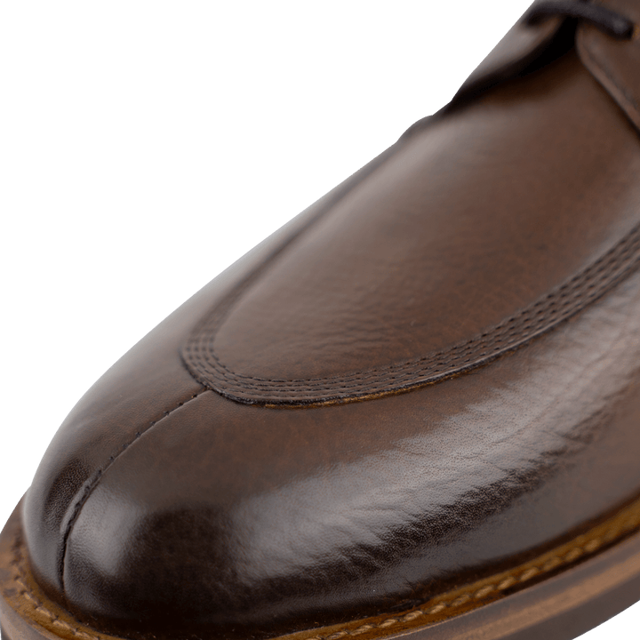 Lodge: Derby Homme - Cuir Marron - Bleather Maroc