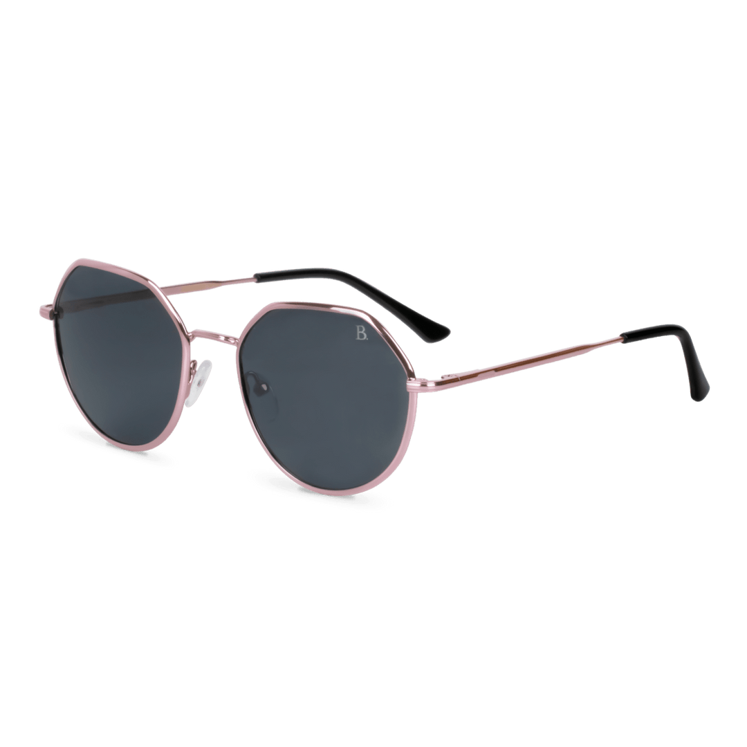 Lunavo: Lunettes de soleil de luxe Rose Gold - Bleather Maroc