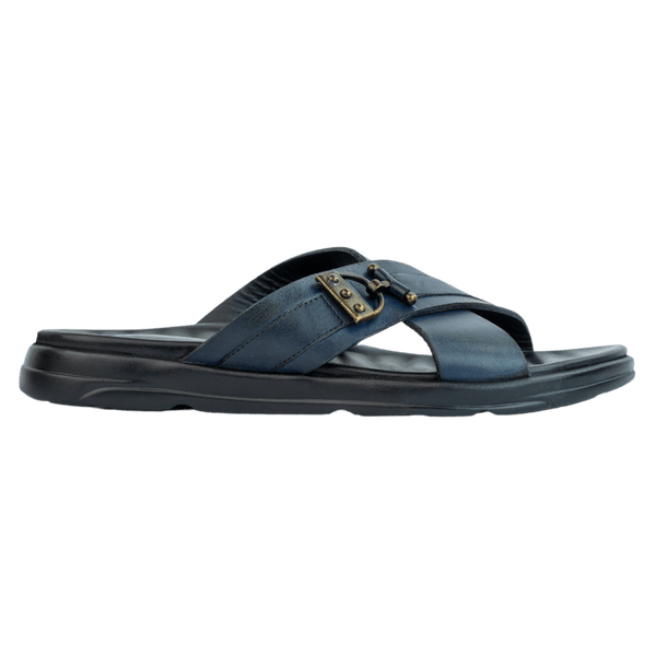 Oasis: Sandales Homme - Cuir Bleu