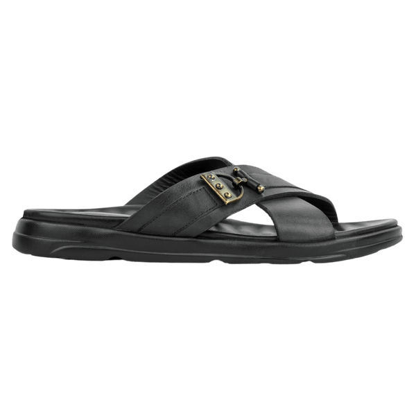 Oasis: Sandales Homme - Cuir Bordeaux