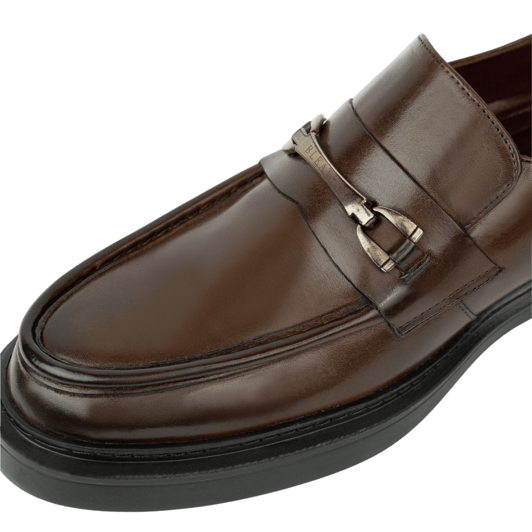 Oliver: Mocassin Homme - Cuir Marron - Bleather Maroc