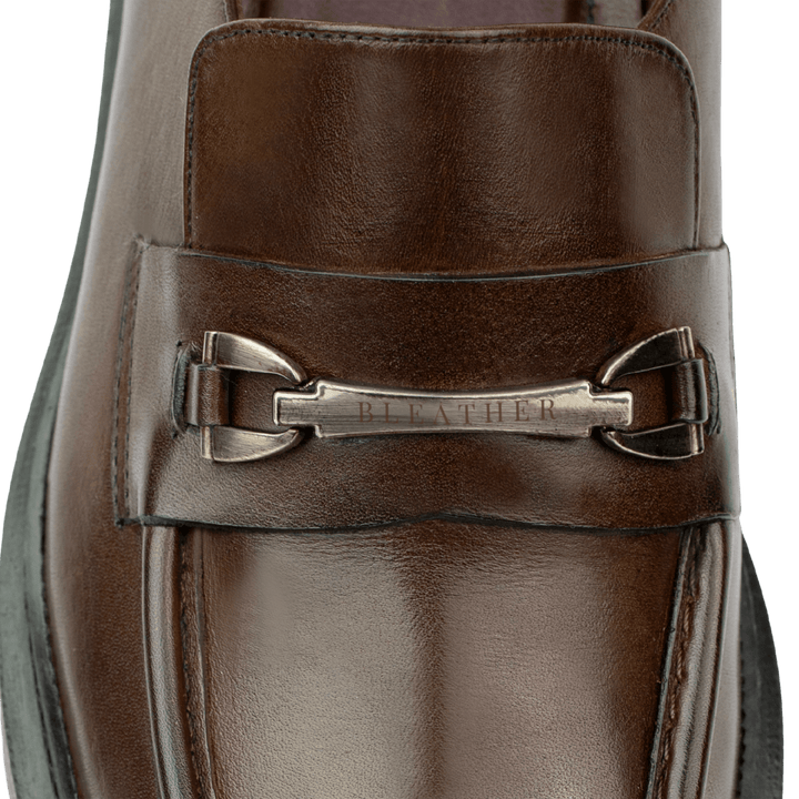 Oliver: Mocassin Homme - Cuir Marron - Bleather Maroc