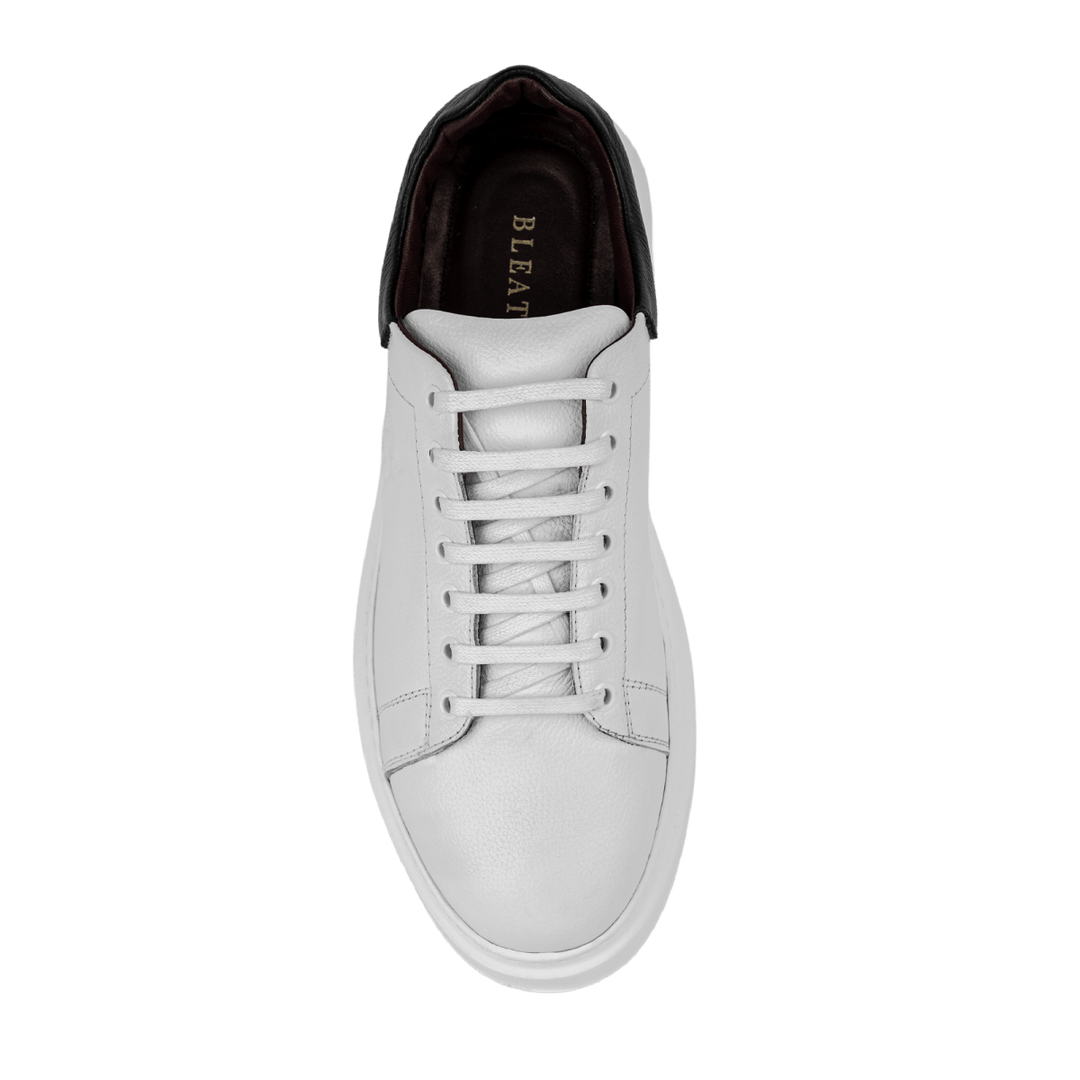 Palmer: Sneakers Homme - Cuir Blanc N' - Bleather Maroc