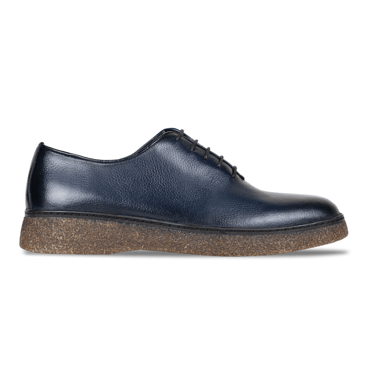 Peters: Richelieu Homme - Cuir Bleu - Bleather Maroc