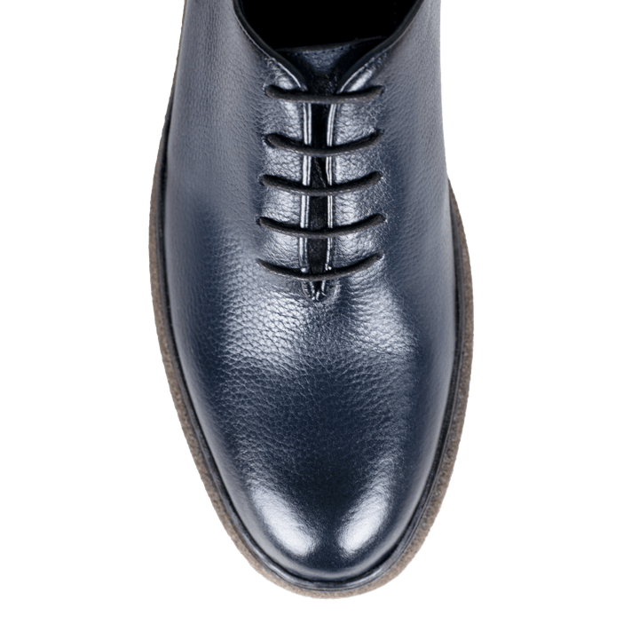 Peters: Richelieu Homme - Cuir Bleu - Bleather Maroc