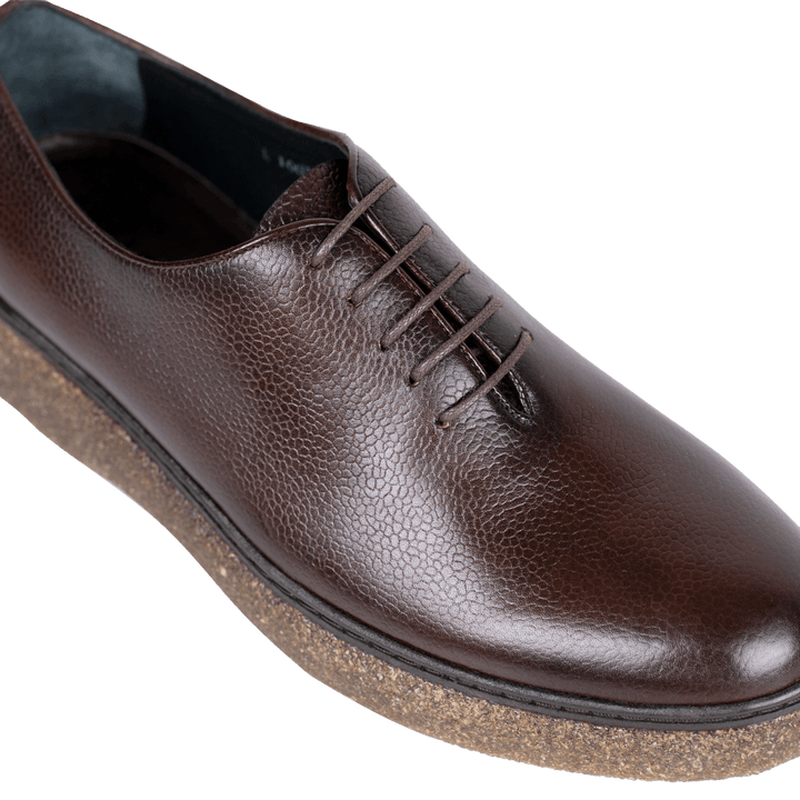 Peters: Richelieu Homme - Cuir Marron - Bleather Maroc