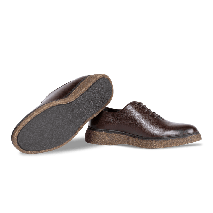 Peters: Richelieu Homme - Cuir Marron - Bleather Maroc