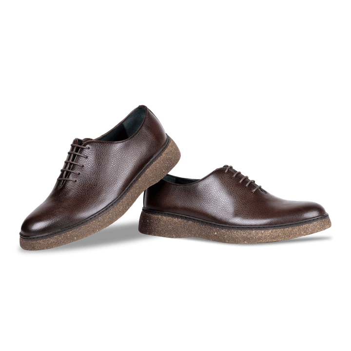 Peters: Richelieu Homme - Cuir Marron - Bleather Maroc