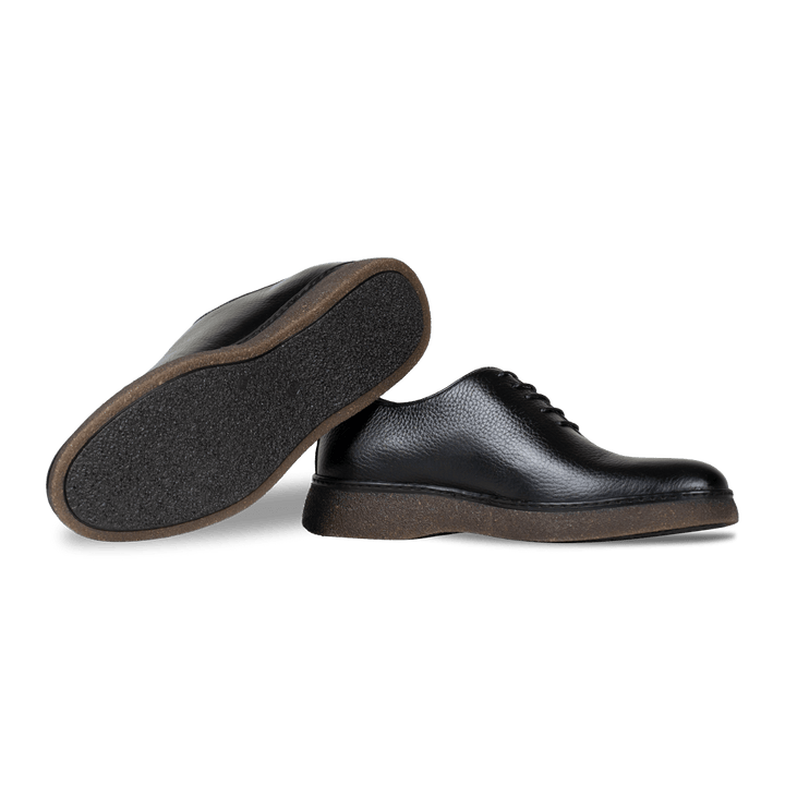 Peters: Richelieu Homme - Cuir Noir - Bleather Maroc