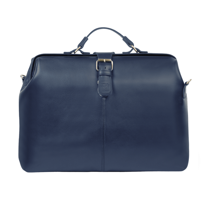 Practitioner: Cartable - Cuir Bleu - Bleather Maroc