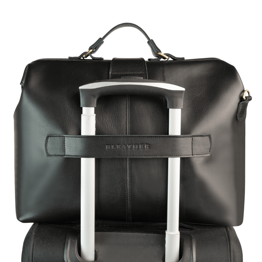 Practitioner: Cartable - Cuir Noir - Bleather Maroc