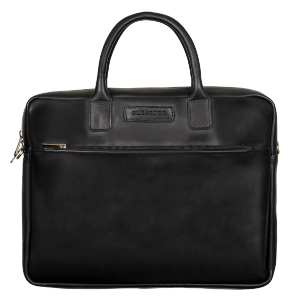 Prestige: Cartable Ordinateur - Cuir Noir