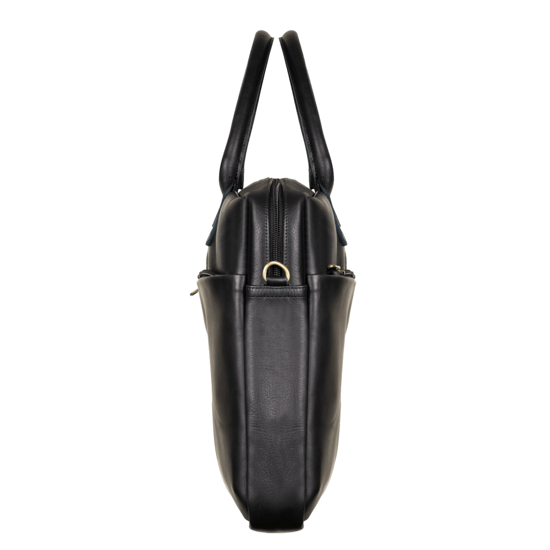 Prestige: Cartable Ordinateur - Cuir Noir - Bleather Maroc