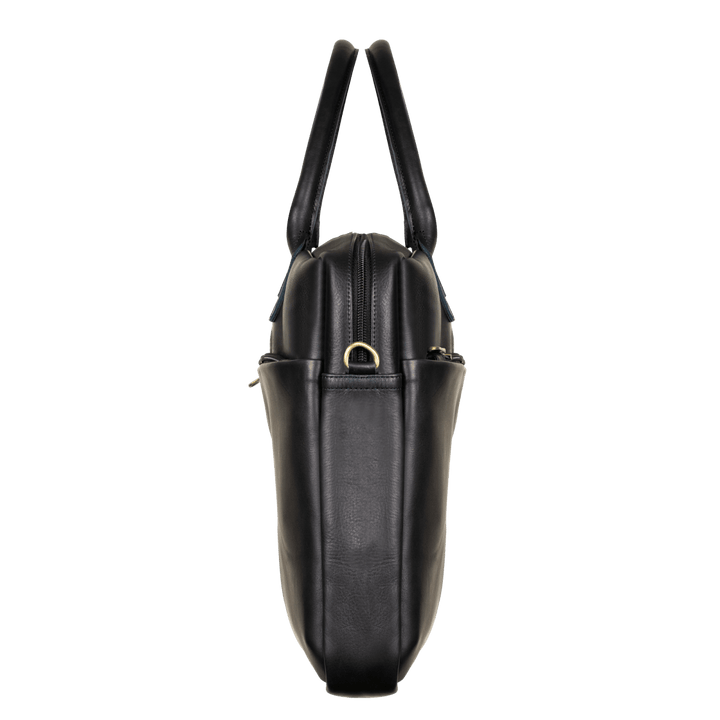 Prestige: Cartable Ordinateur - Cuir Noir - Bleather Maroc