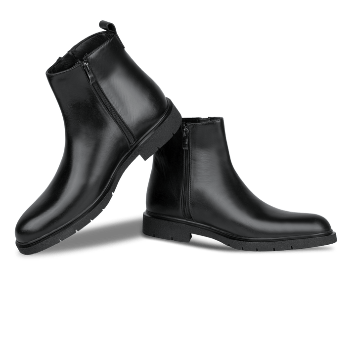 Ralph: Boots Homme - Cuir Noir - Bleather Maroc