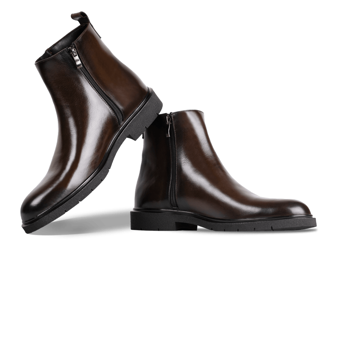 Ralph: Bottes Homme - Cuir Marron - Bleather Maroc