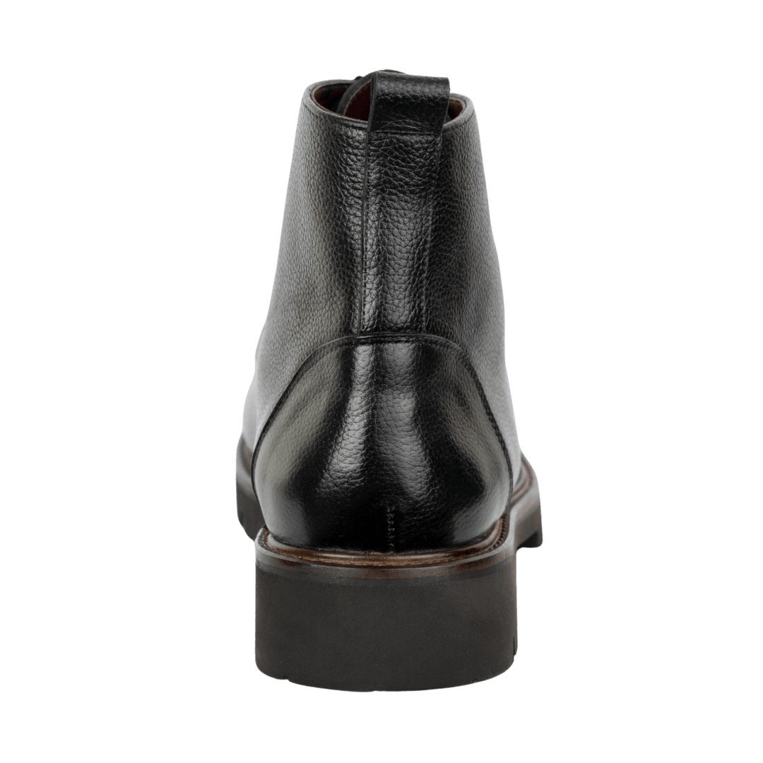 Schalk: Bottes Homme - Cuir Noir - Bleather Maroc