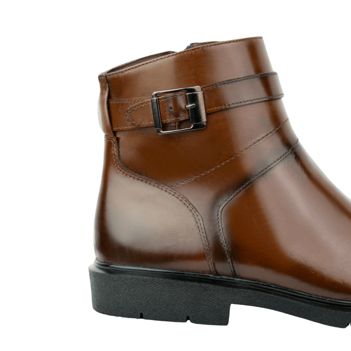 Storm: Boots Homme - Cuir Marron - Bleather Maroc