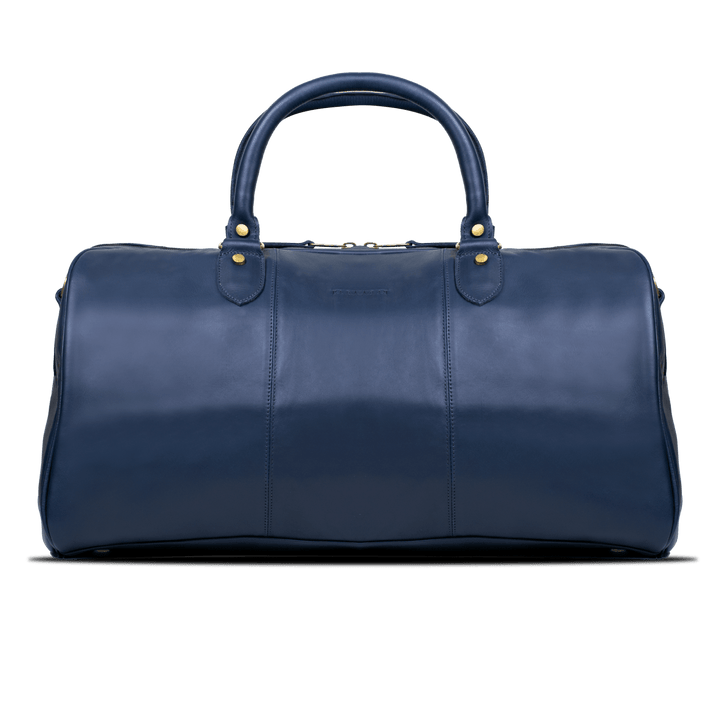 TheAristocrat: Sac de Voyage - Cuir Bleu - Bleather Maroc